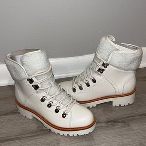 New in Box Marc Fisher Isalia Ivory Boots